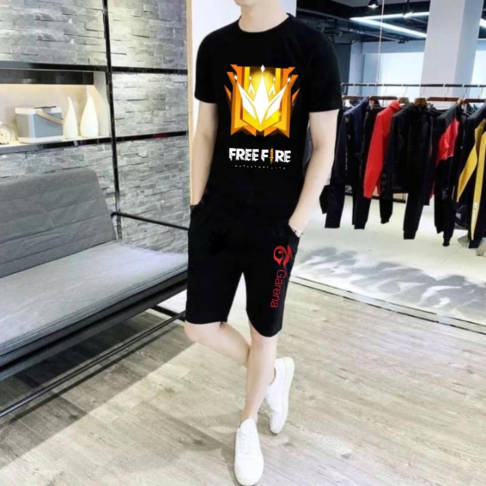 HOT 💥  Set Quần Áo In Hình Free Fire Cổ Tròn Cực Cá Tính Team AFK 💘 | BigBuy360 - bigbuy360.vn