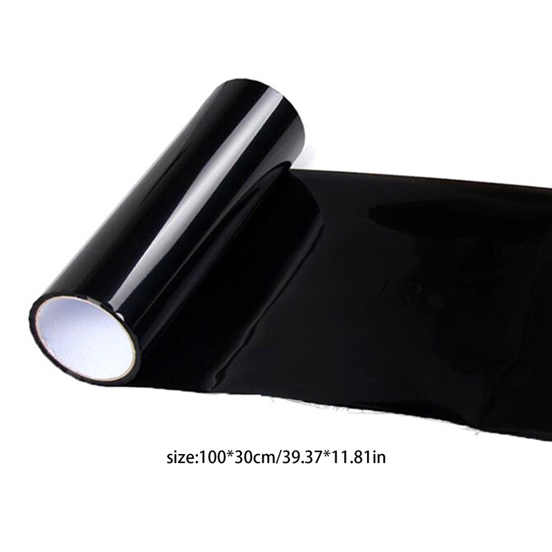 Tấm Phim Dán Đèn Pha/Đèn Pha/Đèn Hậu Xe Hơi Bằng Vinyl Màu Khói Chống Nước 30*100cm
