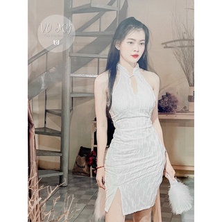 Đầm body cổ tàu sát nách