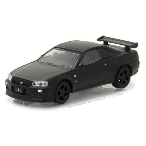 Xe mô hình Greenlight 1:64 BLACK BANDIT 18 2000 Nissan Skyline GT-R R34