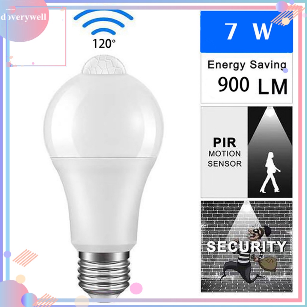 (DOV) Bóng Đèn LED An Ninh Tự Động Cảm Biến Chuyển Động Cơ Thể Không Chói
