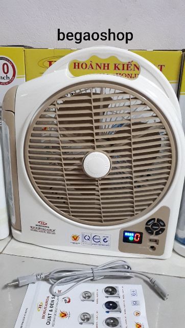 [Free ship 70k]QUẠT TÍCH ĐIỆN HONJIANDA loại vuông đèn tuyp 2 bìnhi | BigBuy360 - bigbuy360.vn