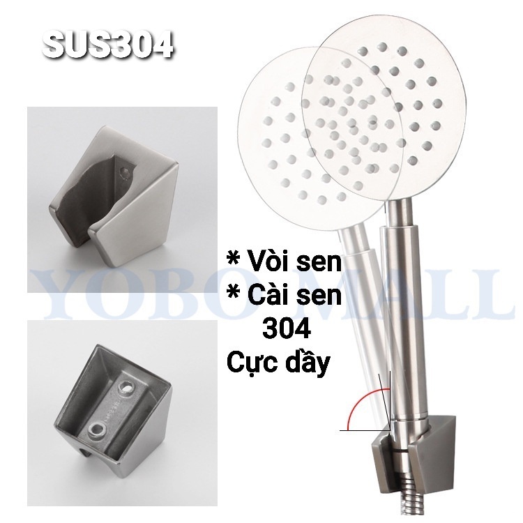 [Bảo hành 3 -5 nâm ] Bộ vòi sen tắm nóng lạnh inox 304 Dorsello vòi sen cầm tay - YOBOMALL