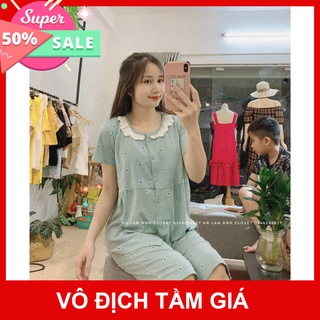 Shop Bầu Xinh [Siêu Phẩm] Bộ đồ bầu mặc nhà chất luạ hàn siêu mềm, mát, freesize từ 40-70kg - Tổng kho - HT-KidsMomy Cam