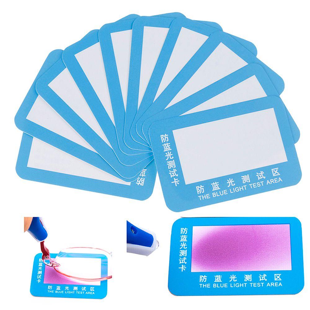 PEWANY Set 100 Thẻ Giấy Kiểm Tra Ánh Sáng Xanh Chống Ánh Sáng Xanh Có Thể Tái Sử Dụng