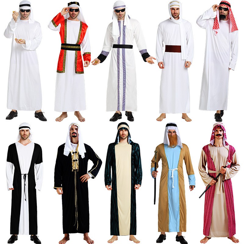 (CÓ SẴN) Trang Phục Hóa Trang Ả Rập Nam, Bộ Quần Áo Hoàng Tử Ả Rập Hoàng Tử Ba Tư Trang Phục Aladin Và Cây Đền Thần