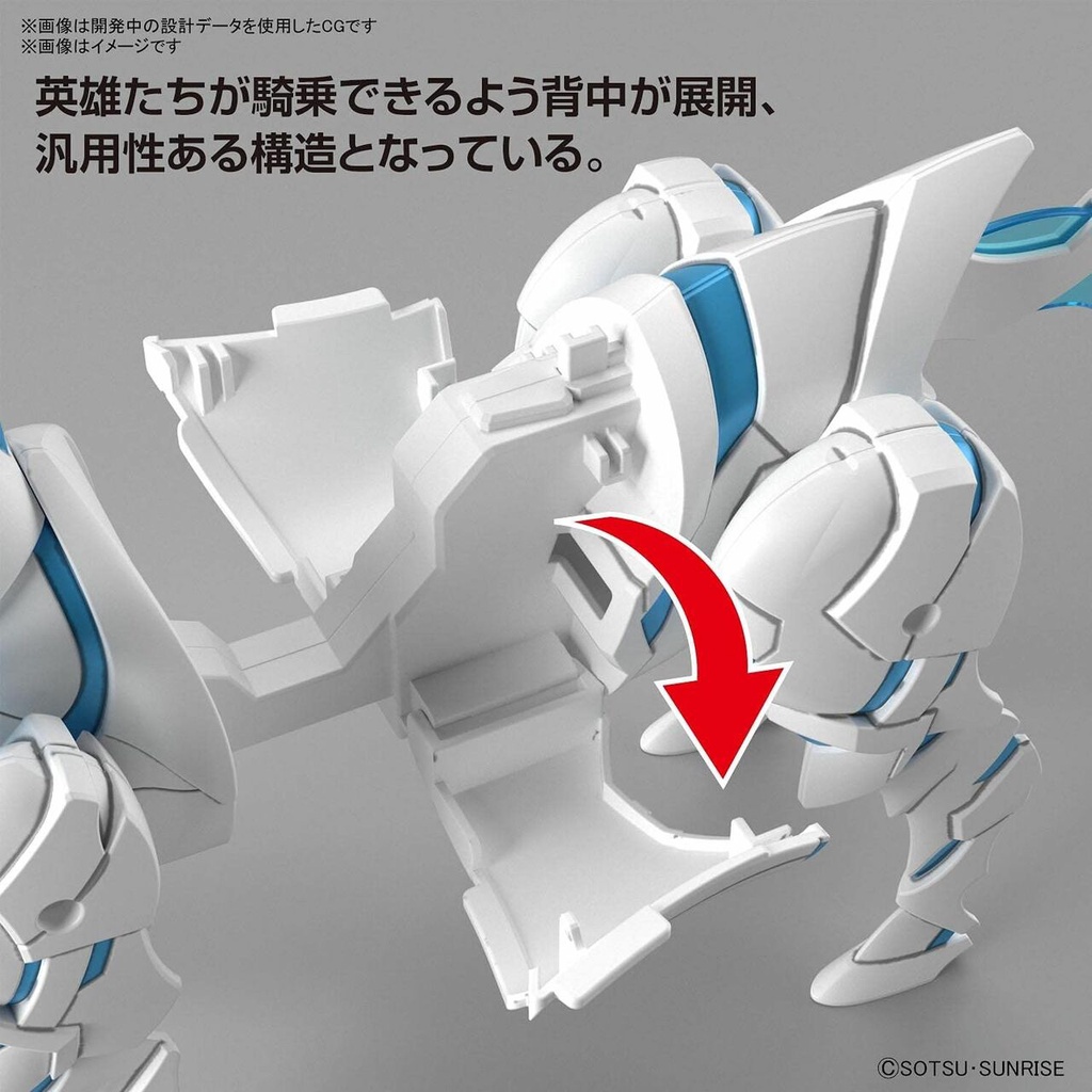 Mô Hình SD WAR HORSE KNIGHT WORLD Ver. SDW Gundam Heroes Bandai Đồ Chơi Lắp Ráp Anime Nhật