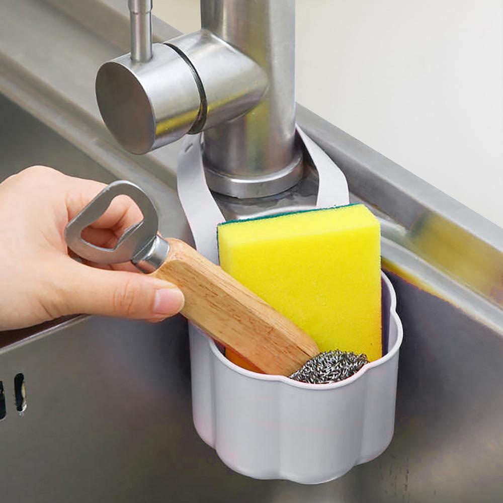 Giỏ Đựng Mút Rửa Chén Đa Năng Gắn Bồn Rửa Tiện Dụng