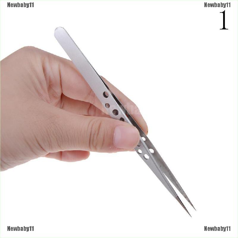 1 Nhíp Kẹp Điện Bằng Thép Không Gỉ Dày Cứng