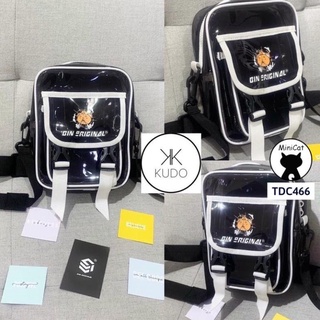 Túi đeo chéo, túi đeo vai vải canvas Hàn Quốc MiniCat TDC466
