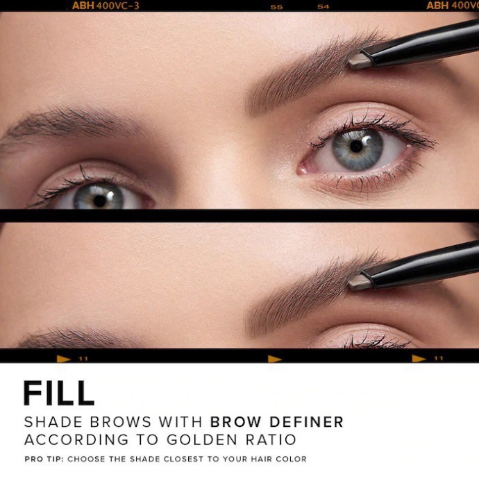 [CÓ BILL US] [Minisize] Chì kẻ mày đầu vát Anastasia Beverly Hills Brow Definer Màu Ebony - Dark Brown - Medium Brown