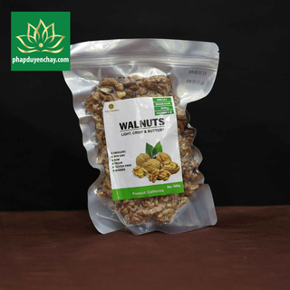 Thực Phẩm Chay - Hạt Óc Chó Tách Vỏ Walnuts, Gói 500g