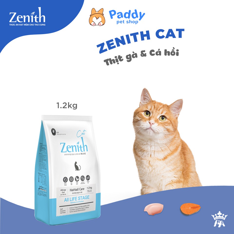 Hạt Mềm Zenith Hairball Tiêu Búi Lông Cho Mèo