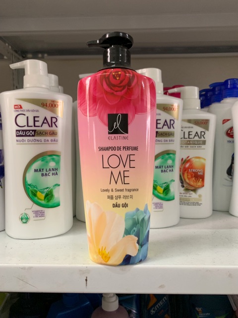 Dầu gội ELASTINE 600ml Love me, kiss the rose, pure breeze