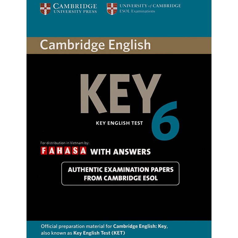 Sách - Cambridge Key English Test (KET) 6