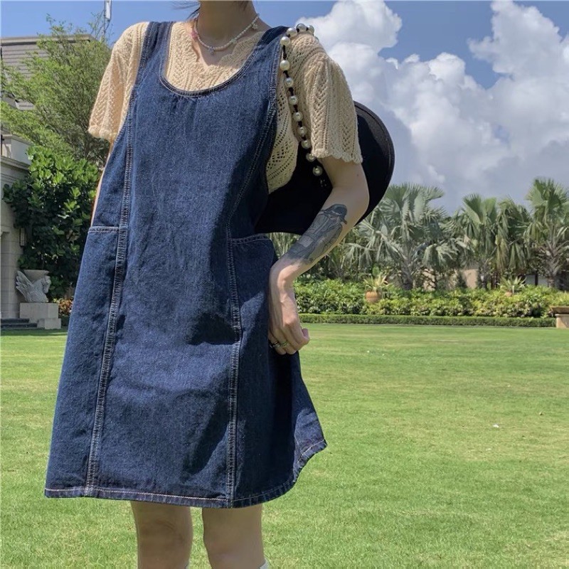 [ ORDER ] Yếm jean