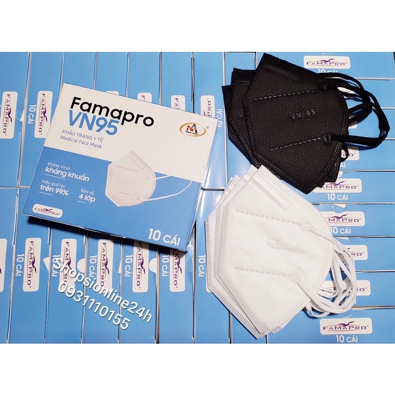 Khẩu Trang N95, VN95 Famapro Nam Anh chính hãng