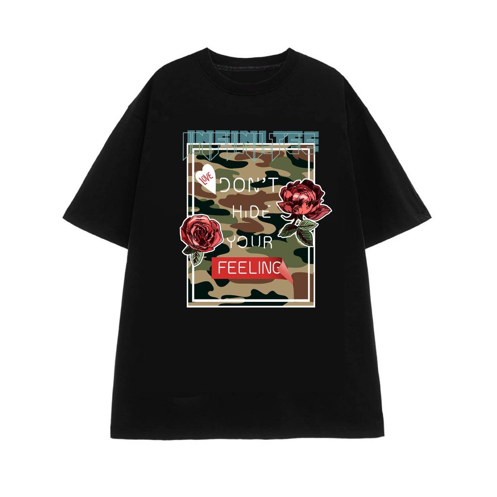 Áo thun INFINITEE Fni0267, Thun 100% Cotton - form rộng Unisex.