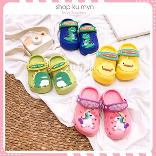 Dép sục Cross cho bé trai bé gái Cheerful Mario 2021 Chính hãng siêu nhẹ chống trơn trượt tạo sự thoải mái cho bé CM01