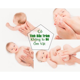 DẦU TRÀM MASSAGE, XOA BÓP CHO BÉ 100ML