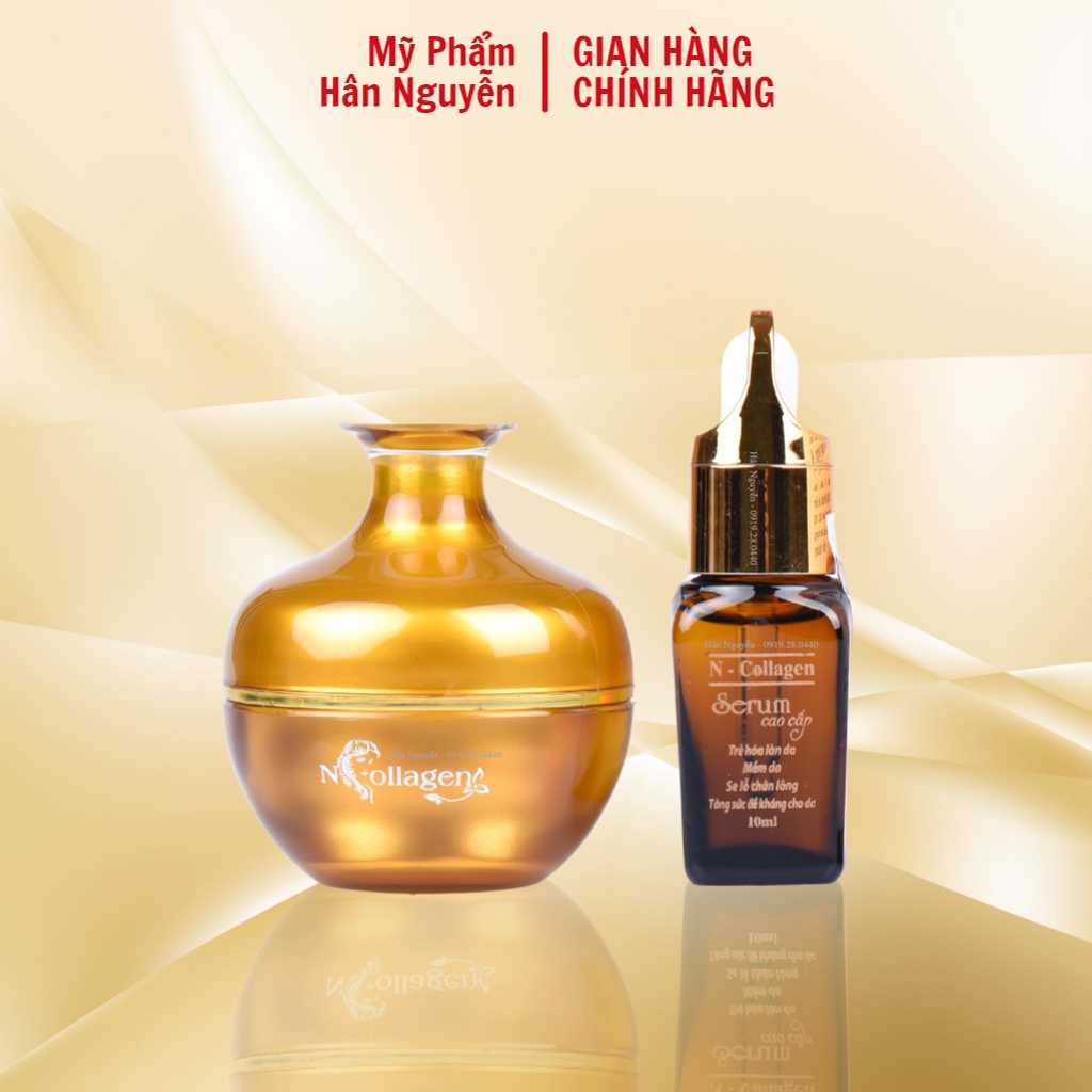 COMBO KEM FACE NHÂN SÂM + SERUM CAO CẤP N'COLLAGEN