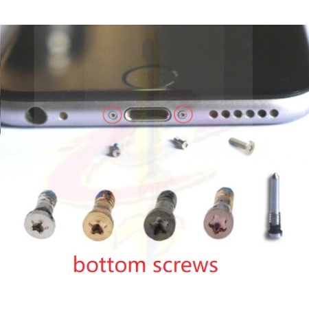 Set 2 Ốc Vít Chuyên Dụng Cho iphone 6 6S Plus 7 8 Plus 5C 5S SE 2020 Xr X Xs Max 11 12 Pro Max 13 Pro Max
