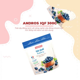 Trái cây đông lạnh Andros gói 300gr (3 loại)