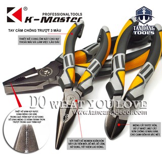 Kìm Mỏ Nhọn 6 inches K Master