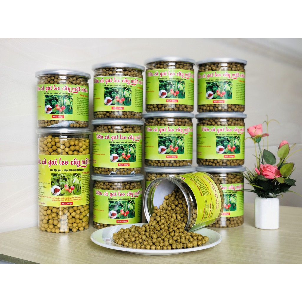 💥Viên cà gai leo cây mật nhân🌿 hỗ trợ chức năng gan Hộp 250gr và 500gr