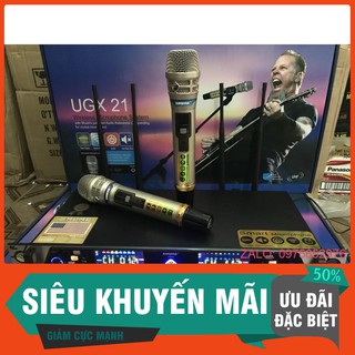 Micro không dây cao cấp Shure UGX21 loại 1,4 anten thu sóng Hàng loại 1