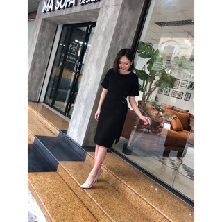 Đầm xuông M.NG kèm đai