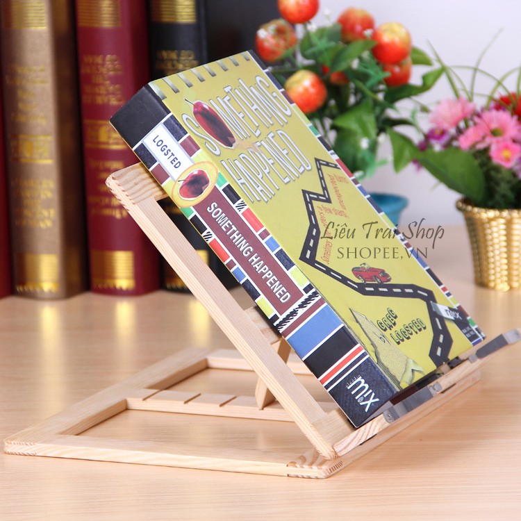 Giá đỡ đọc sách gỗ thông