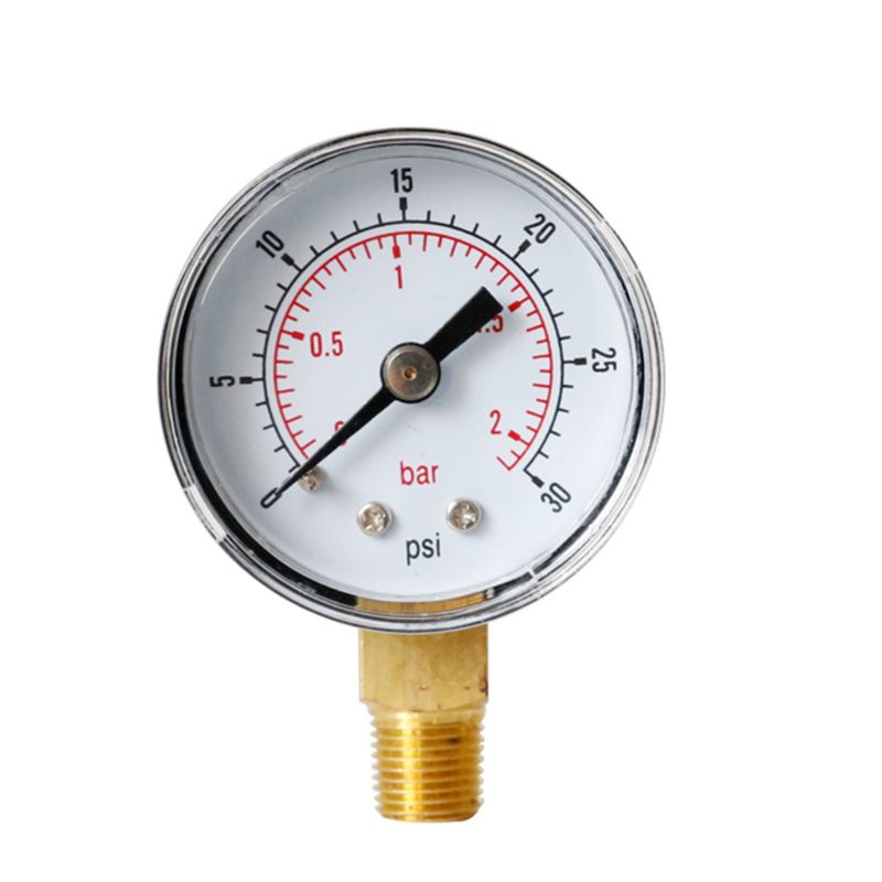 Wer Đồng Hồ Đo Áp Suất Kép Bằng Thép Với Đồng Thau Bên Trong Cho Bình Gas Nhiên Liệu Nước Liqu