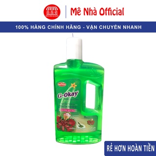 Nước Lau Sàn G-Okay Mầu Xanh Hương Hoa Hạ Dạng Chai 1 KG