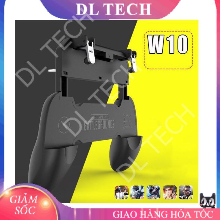 Tay Cầm Game W10 Có Nút Bắn + Joystick Cho Điện Thoại Chơi Pubg, Ros, Free Fire Controller - Tay cầm chơi game DL TECH