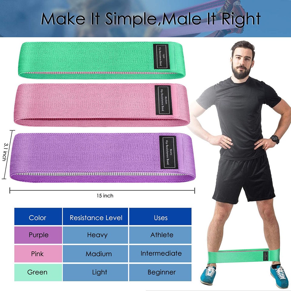 Dây Cao Su Kháng Lực Co Giãn Chống Trượt Dùng Tập Thể Hình Tại Nhà