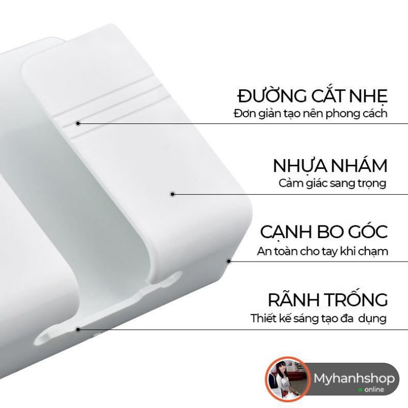 Kệ Dán Tường Để Điện Thoại,Điều Khiển Remote Siêu Tiện Lợi Mẫu 2021 ND_02