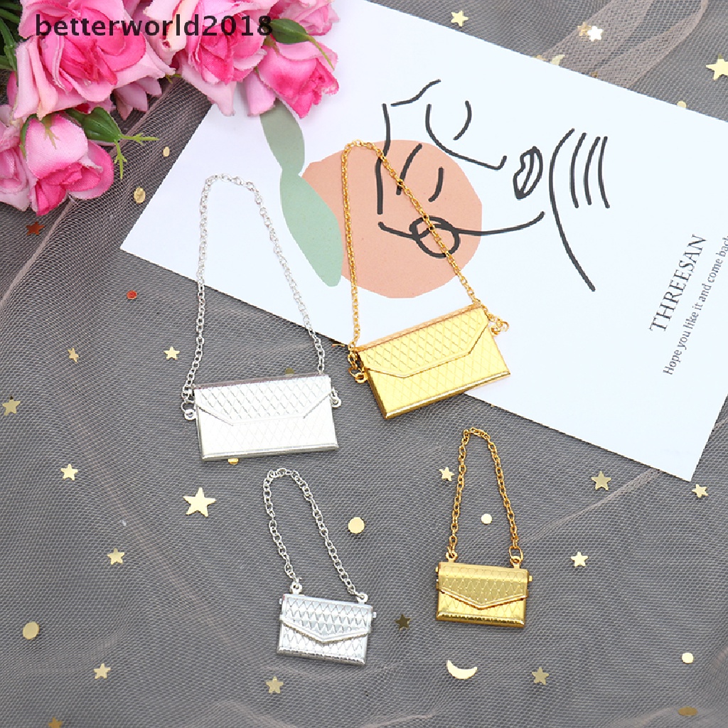 Túi xách tay bằng kim loại thời trang 2018 1 / 12 xinh xắn cho búp bê