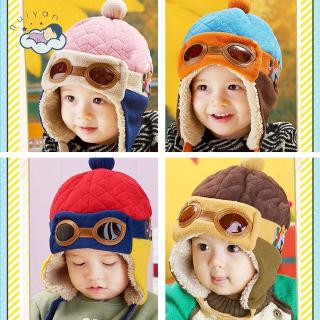Mũ phi công bằng len giữ ấm cho bé thiết kế xinh xắn phù hợp cho mùa đông