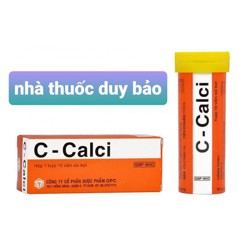 VIÊN SỦI C -  CALCI  TĂNG ĐỀ KHÁNG, CHẮC XƯƠNG