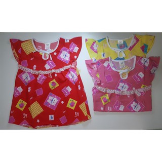 COMBO 3 Bộ tole/ lanh tay cánh tiên quần ngắn chú Gấu dễ thương bé gái size đại từ 24kg-45kg
