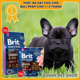 Thức ăn cho chó con Bull Pháp 1-12 tháng 55% thịt gà | Thức ăn khô cho chó dạng viên Top 1 Cộng Hòa Séc