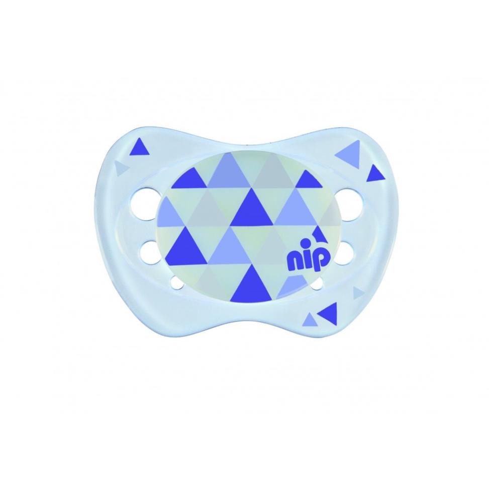 Bộ 2 Ty Ngậm Silicon Phát Sáng NIP31310 Size 2 (5-18 tháng)