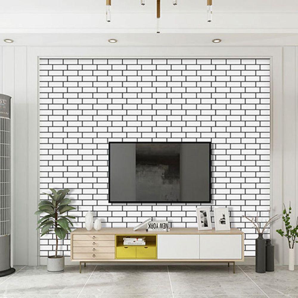 Sticker Dán Tường Tự Dính Chống Thấm Nước Họa Tiết 3D Trang Trí Phòng Ngủ