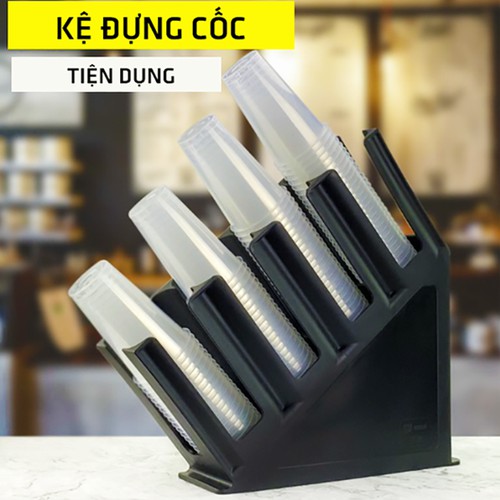 kệ đựng ly 4 ngăn