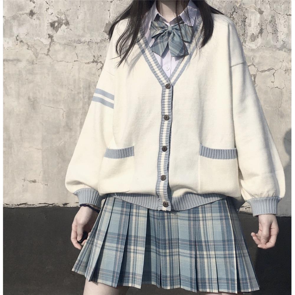 Áo Khoác Cardigan Dệt Kim Form Rộng Xinh Xắn Cho Nữ