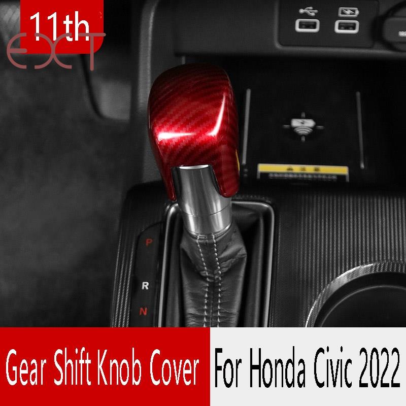 Vỏ Bọc Cần Sang Số Bằng Sợi Carbon Màu Đen Cho Honda Civic 2022