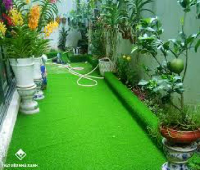2 m² thảm cỏ nhân tạo . Độ cao cỏ 2cm -kt 2m x 1m