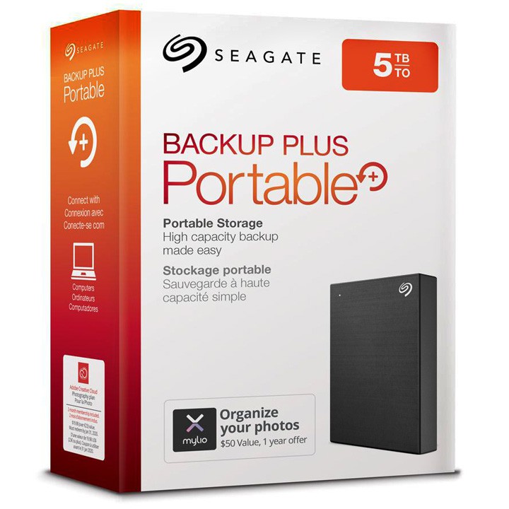 Ổ cứng di động Backup Plus 4TB 5TB USB3.0 - bảo hành 3 năm | BigBuy360 - bigbuy360.vn