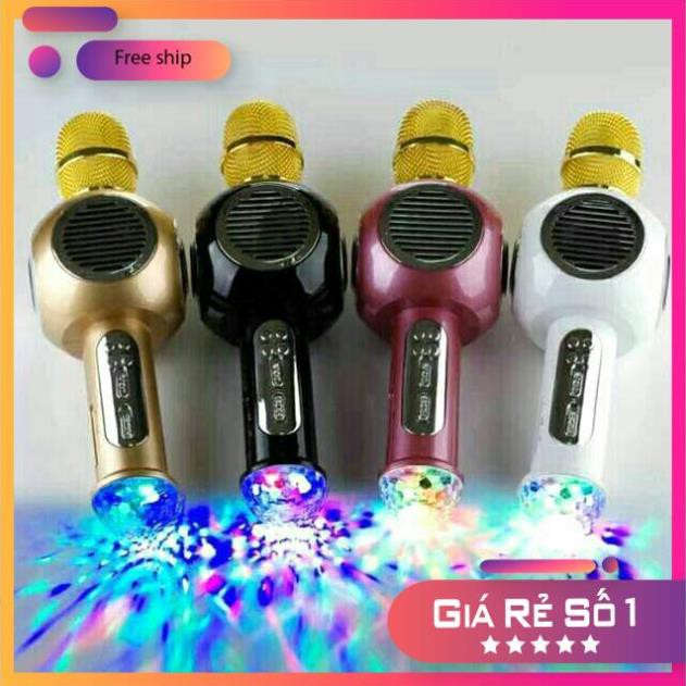 Míc hát Karaoke kiêm loa Bluetooth M8 (có đèn nháy)